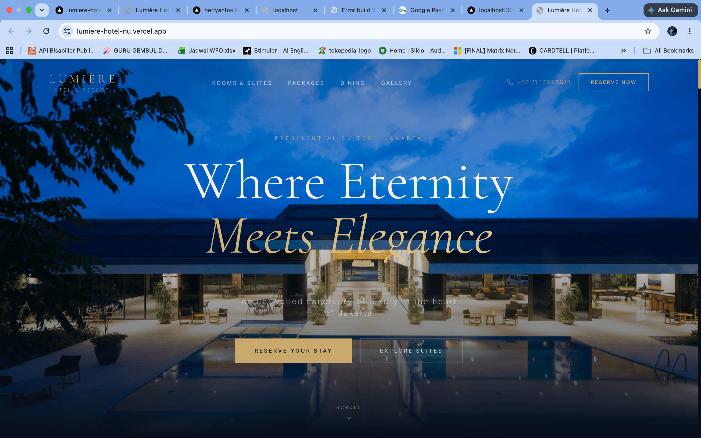 Hotel Website