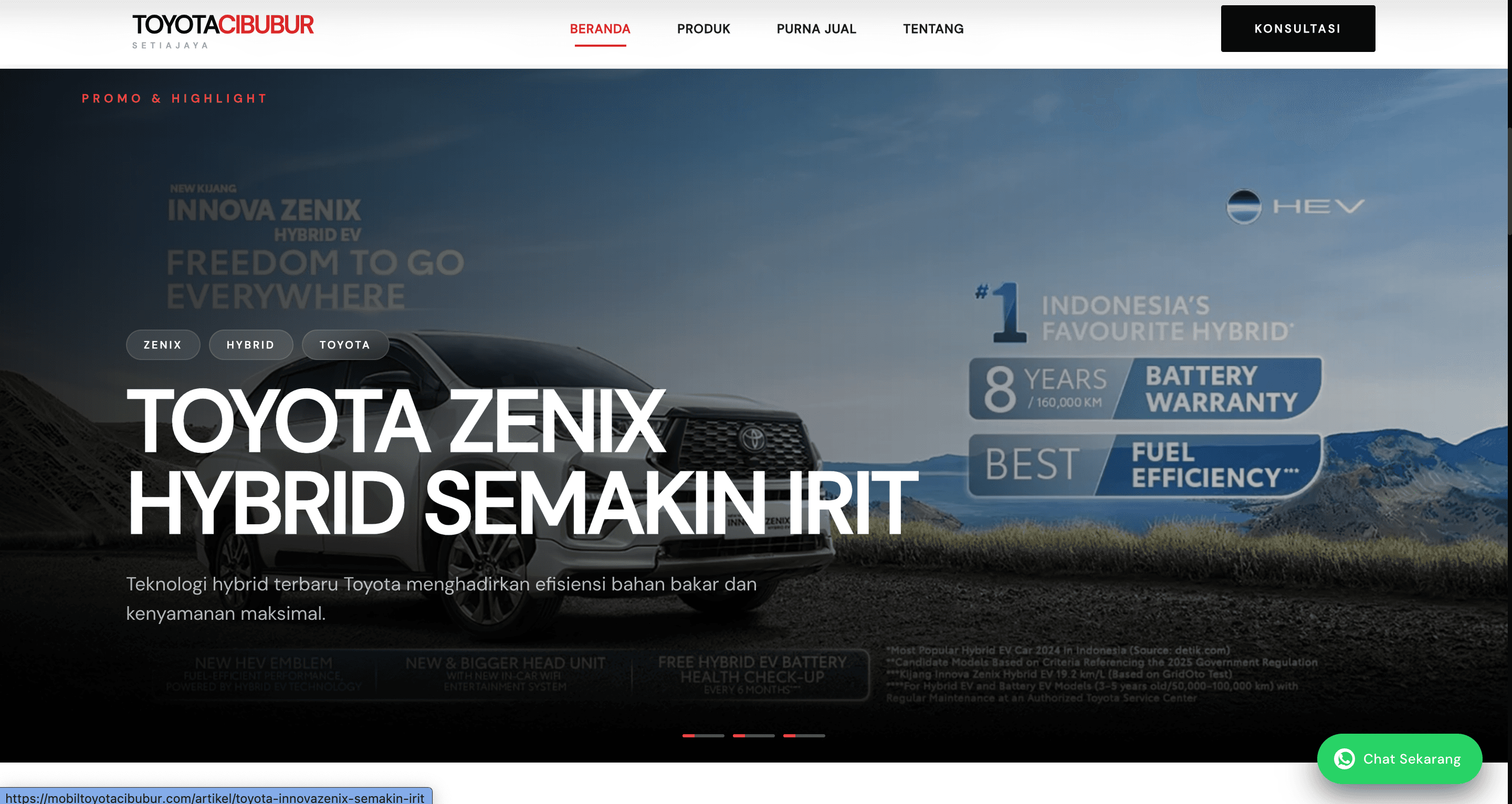 Toyota Sales Web